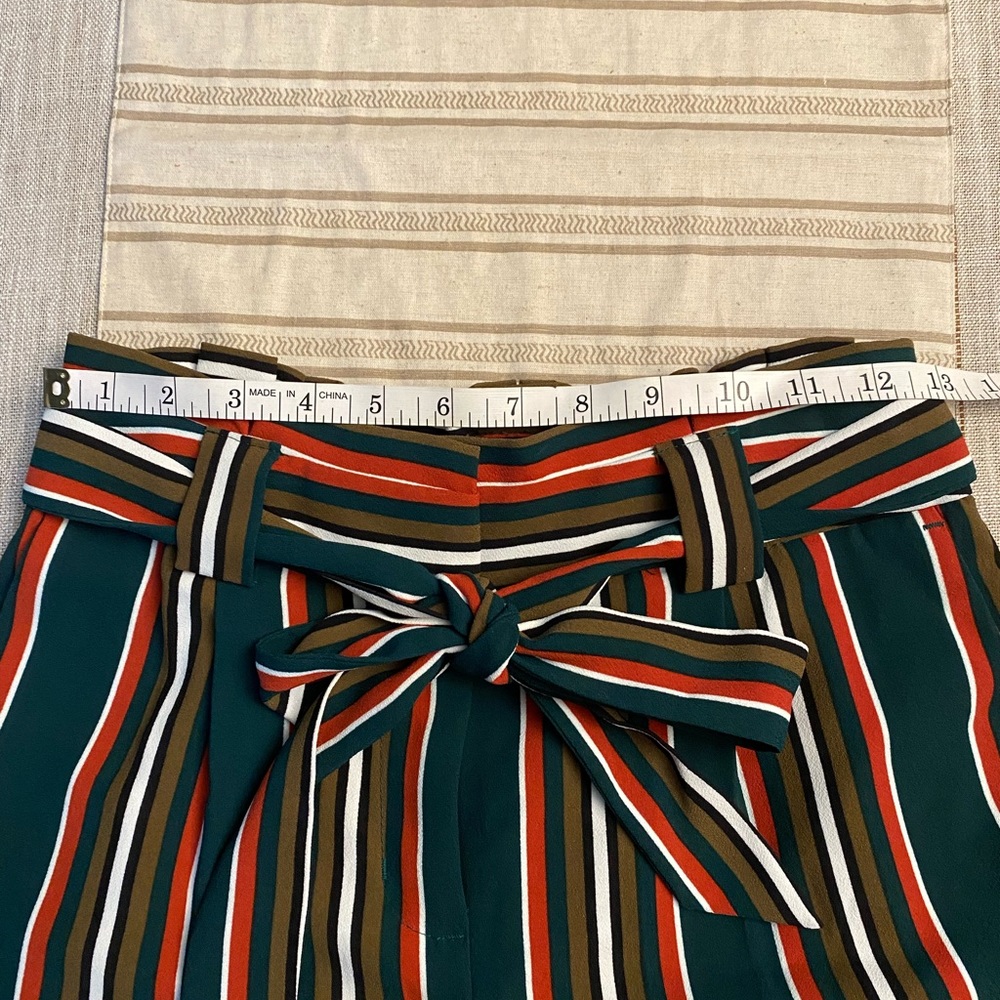 Express High Rise Wide Leg Striped Pants - Picture 7 of 14